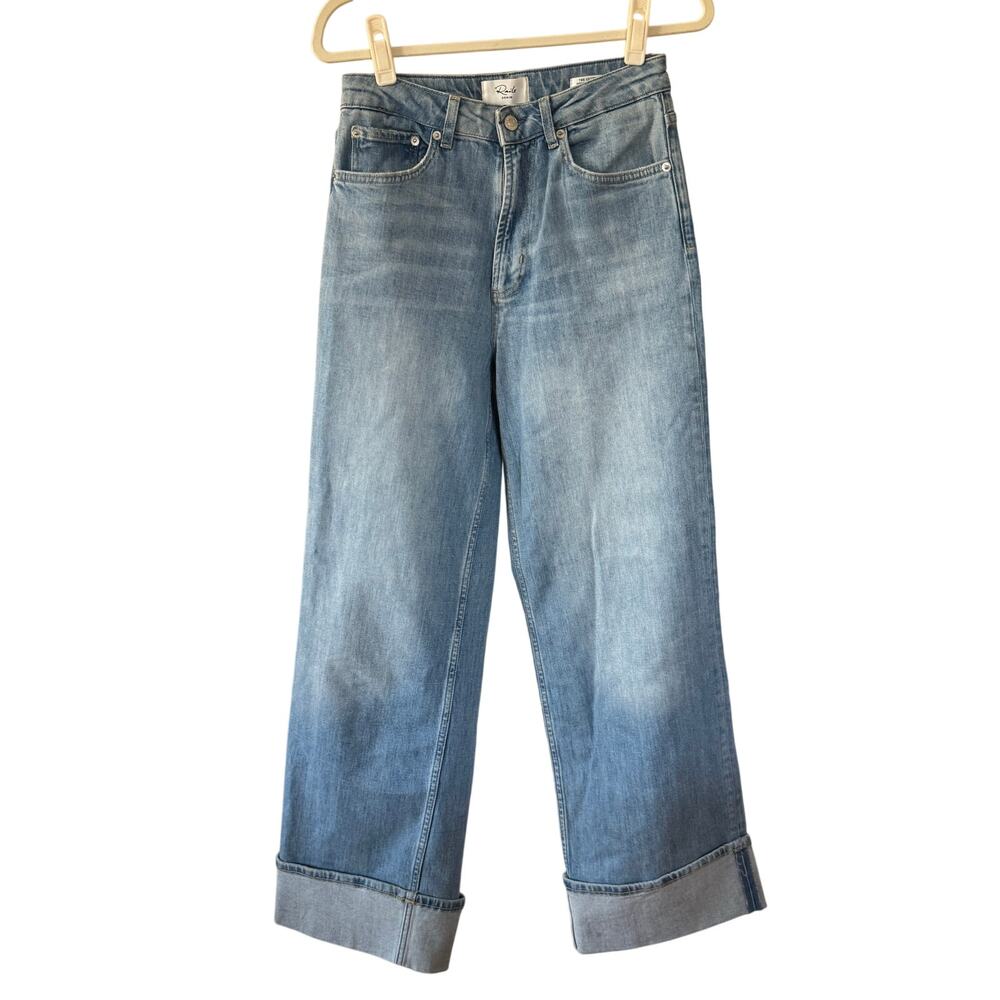 Rails Light Blue Wide-Leg Jeans - Picture 4 of 9